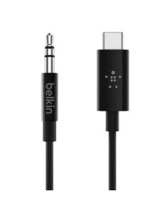 BELKIN Cable Jack 3,5 mm a USB-C 0,9m (Negro) 2