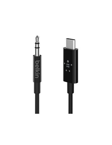 BELKIN Cable Jack 3,5 mm a USB-C 0,9m (Negro)