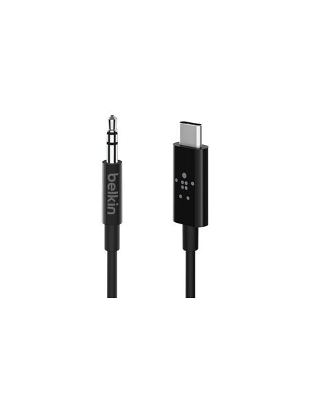 BELKIN Cable Jack 3,5 mm a USB-C 0,9m (Negro)