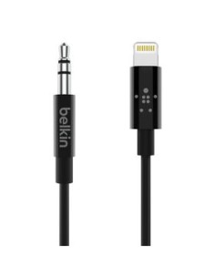 BELKIN Cable Jack 3,5mm a Lightning MFi 0,9m (Negro)