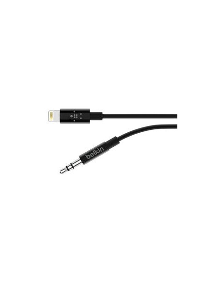 BELKIN Cable Jack 3,5mm a Lightning MFi 0,9m (Negro)