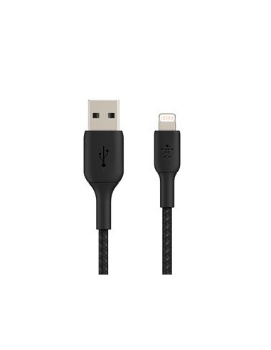 BELKIN Cable Trenzado Lightning 1m (Negro)