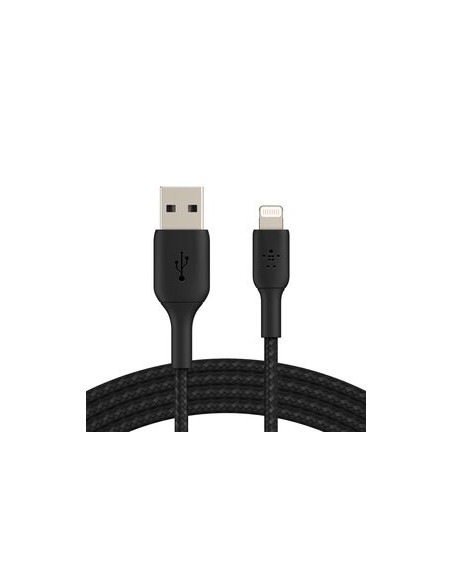 BELKIN Cable Trenzado Lightning 1m (Negro)