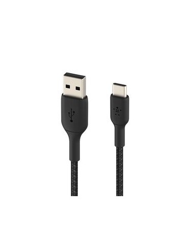 BELKIN Cable Trenzado USB-C 1m (Negro)