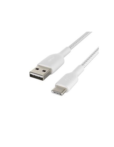 BELKIN Cable Trenzado USB-C 2m (Blanco)