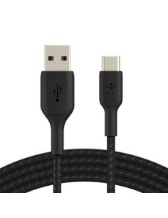BELKIN Cable Trenzado USB-C 2m (Negro) 2